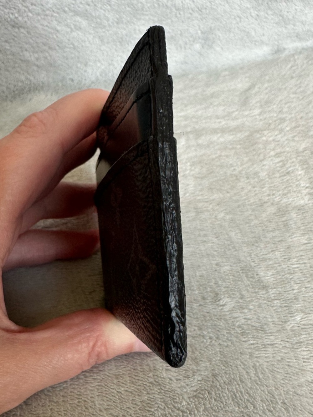 Louis Vuitton Monogram Eclipse Card Holder Black Wallet w/ COA + Dust Bag - Picture 11 of 16